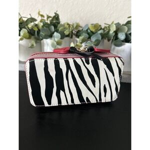 Trish McEvoy Power of Makeup zebra-print cosmetic bag